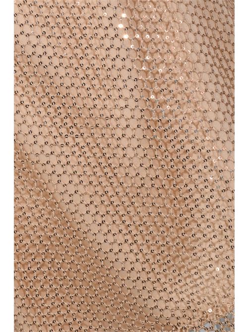 Top in tessuto fluido con rete e paillettes Clips | E418 D42000072